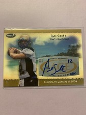 A7262 - 2008 Aspire Hula Bowl Autographs Gold #H23 Paul Smith/50