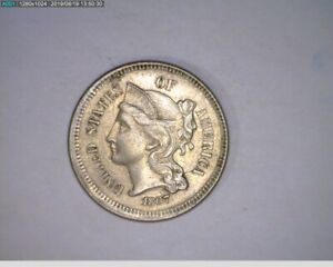 1867 3c Three Cent Nickel (1-312 4m2)