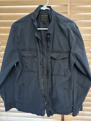Chaqueta elástica utilitaria azul pizarra grande para hombre Foto 1 de 4