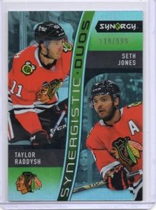2023-24 Synergy Synergistic Duos Star #SD-5 Taylor Raddysh Seth Jones /999 - Picture 1 of 2