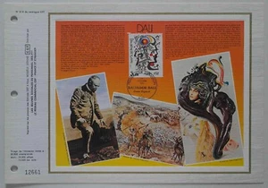 Feuillet CEF 1er jour 515 1979 Tableau Salvador Dali Peintre - Picture 1 of 1