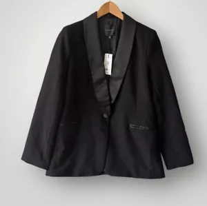 Nueva con etiquetas Chaqueta Blazer Dynamite para Mujer Talla S Negra - Imagen 1 de 7