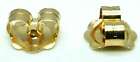 9ct gold butterfly earring back scrolls -  Extra Large (2 pieces)