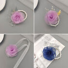 1PC Wrist Pearl Bracelet Hand Flower Rose Bridesmaid Corsage Wedding  Supplies