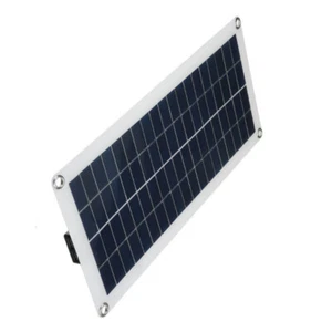 60W Solar Panel 18V/5V Dual USB Output Solar Cells Poly Solar Panel 10A-60A Cont - Picture 1 of 1
