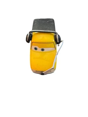 Disney Pixar Cars - John Lassetire Gorvette Crew Chief Yellow Truck 4”Car - image 1 of 4