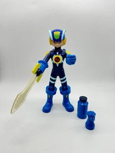 Mega Man NT Warrior 10 Inch Actionfigur 2004 Mattel mit Schwert und Aufsätzen - Bild 1 von 9