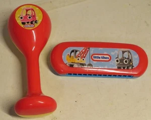 Little Tikes Musical Instruments Harmonica Maraca Set Toy Kids Childrens Lot - Picture 1 of 6