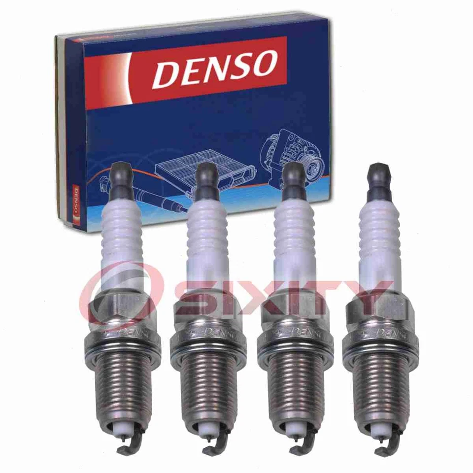 4 pc Denso Spark Plugs for 2005-2008 Hyundai Tiburon 2.0L L4 Ignition pd - Image 1 of 4