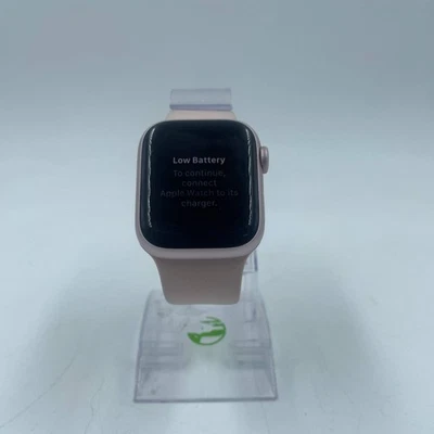 Desbloqueado Apple Watch Serie 9 41MM Rosa Aluminio Rosa Goma A1858 Foto 1 de 4