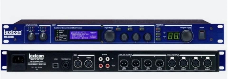 LEXICON MX400  REVERB EFFECTS PROCESSOR - Imagen 1 de 1