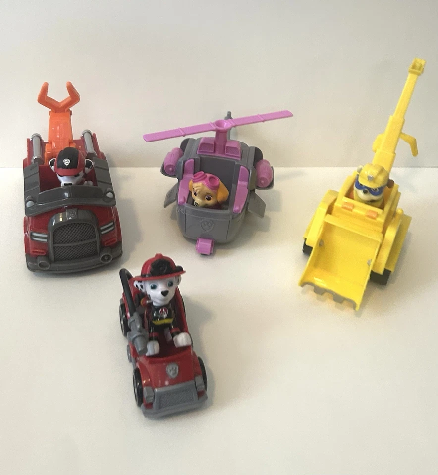 Фигурка Paw Patrol Skye Marshall & Rubble Rescue Vehicles (всего 4) 👀🔥 - Изображение 1 из 4