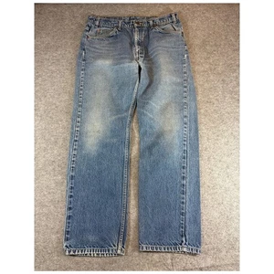 Jeans Levis vintage años 90 para hombre 34x29 azul denim pierna recta naranja lengüeta grunge - Imagen 1 de 6