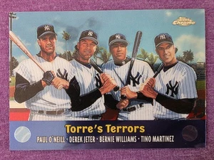 Torre's Terrors 2000 Topps Chrome Combos #TC3 Jeter Williams O'Neill Tino - Bild 1 von 2