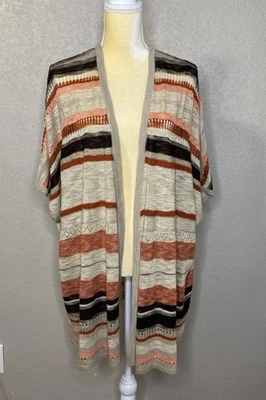 Catherines Womens Open Front Dolman Sleeve Fall Cardigan Sweater Size 3X Office - Image 1 of 4