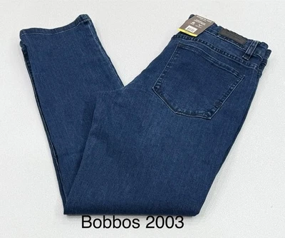 Kenneth Cole Men’s Straight Fit Stretch Denim Jeans, Blue, Size 32X32 - Image 1 of 4