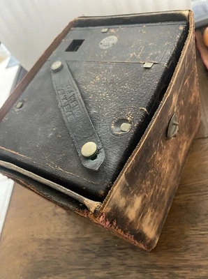 Antiguo Blair Nº Estuche de cuero para cámara Weno Hawk Eye Box 4  Foto 1 de 4