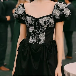 Neu mit Etikett For Love and Lemons the Hadlee besticktes Korsett-Minikleid Größe S  - Bild 1 von 12