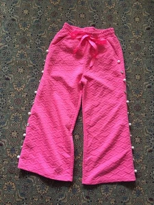 Simply Southern gesteppte rosa Hose mit Perlen- & Strassdetail - Bild 1 von 8