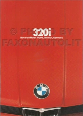 BMW 320i 1979 folleto de ventas como nuevo catálogo original 79 320 i literatura de EE. UU. E21 Foto 1 de 2