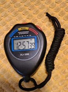 NEW. 2 Count. Multi-Function Electronic Digital SPORT Stopwatch. - Picture 1 of 2