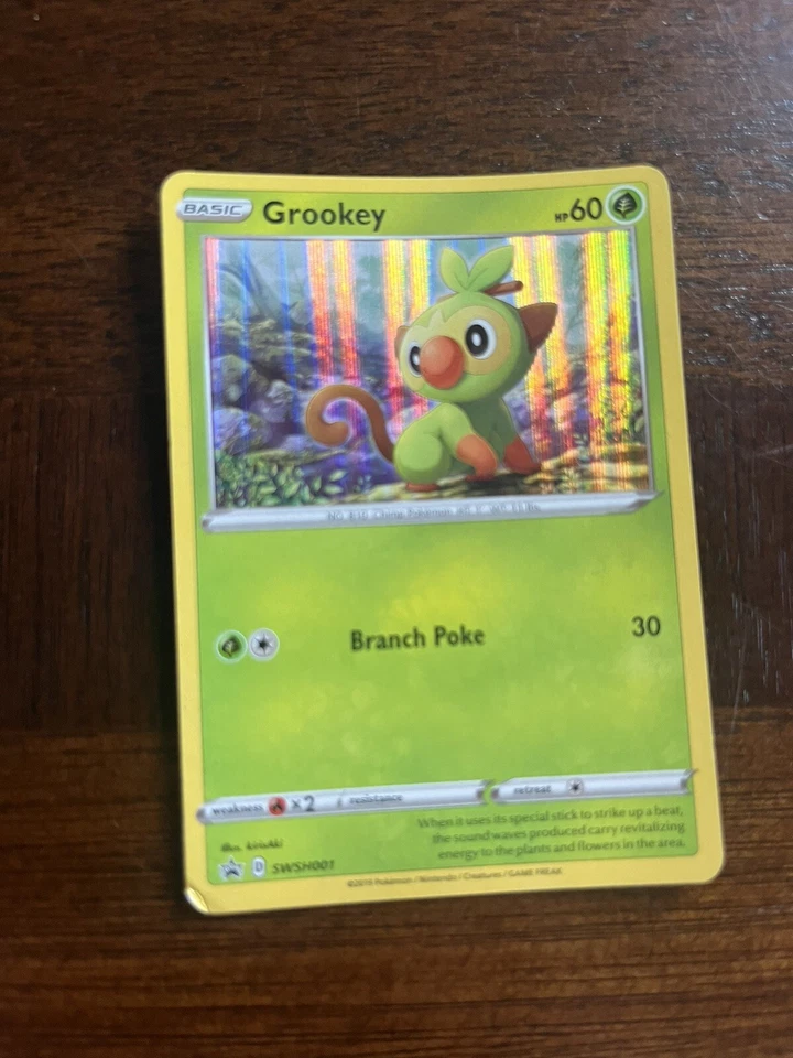 Grookey SWSH001 SWSH: Sword & Shield Promo Cards Holo - Image 1 of 2