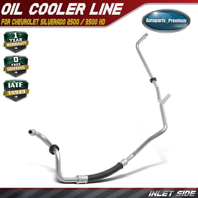 Línea de enfriador de aceite de transmisión de entrada para Chevrolet Silverado 2500 HD / 3500 HD GMC Foto 1 de 4