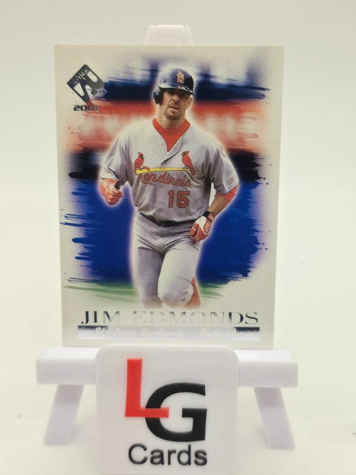 2001 Pacific Private Stock - Jim Edmonds #99 - Image 1 of 2