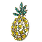  Natural Shell Brooch Fashion Jewelry Banquet Fruit Rhinestones