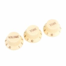 Cream Imperial Inch Stratocaster Strat Tone Volume Guitar Knobs Replacement
