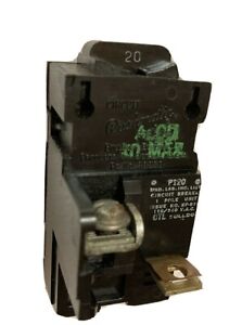 1P . P120 or 31120 .. 20A One Pushmatic Bulldog Circuit Breakers .