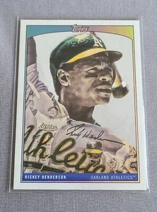 2022 Topps X Lauren Taylor Rainbow Foil #24 Rickey Henderson SN 056/199 - Picture 1 of 2