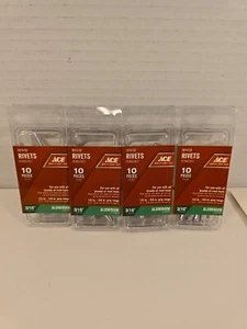 ACE 2014132 Rivets 3/16" Diameter, Aluminum Lot Of 4 Packs New - Picture 1 of 4