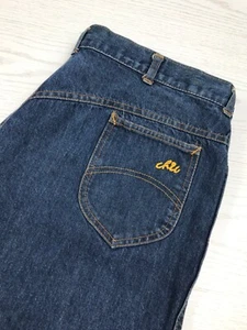 Vintage 80s Jeans Womens 16 Chic Blue Denim High Rise Mom Jeans Made in USA - Picture 1 of 11