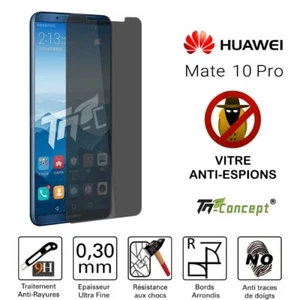 Huawei Mate 10 Pro - Vitre de Protection Anti-Espions - TM Concept® - Photo 1/4