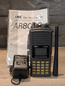 AOR AR8000 Wide Range Receiver Amateur Ham Radio w/Adapter Manual Used - Picture 1 of 6