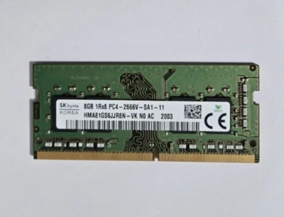 DELL HYNIX 8GB SO-DIMM PC4 2666v  DDR4 - NOTEBOOK / LAPTOP / AIO : MEMORY : RAM - Image 1 of 2
