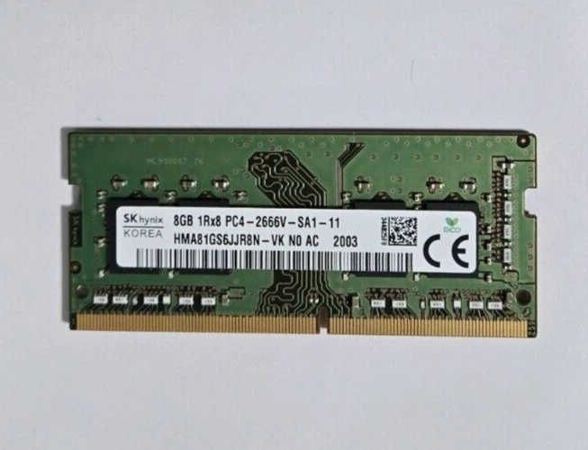 DELL HYNIX 8GB SO-DIMM PC4 2666v  DDR4 - NOTEBOOK / LAPTOP / AIO : MEMORY : RAM - Image 1 of 2