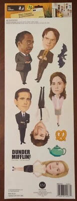 8 SHEETS OF THE OFFICE WALL DECALS - DUNDER MIFFLIN - REPOSITIONABLE - Image 1 of 4
