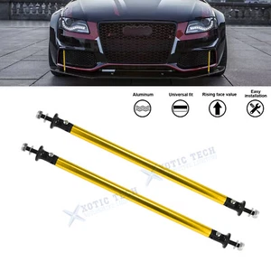 2Pcs Handy Car Bumper Lip Splitter Strut Support Rods For Audi Volkswagen Volvo - Picture 1 of 11