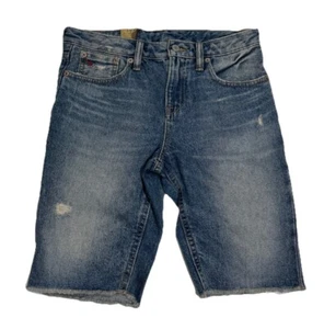 Polo Ralph Lauren Boys' Distressed Slouch Slim Denim Shorts Size 14 *NEW* - Picture 1 of 4
