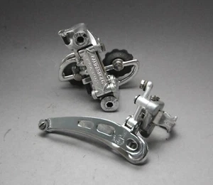 Campagnolo Nuovo Record 1020/A Rear + 1052/NT Front Derailleur / Pat. 81 / super - Picture 1 of 19