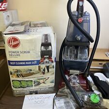 Hoover Power Scrub Deluxe Carpet Cleaner Upright Shampooer Fh50150 Red
