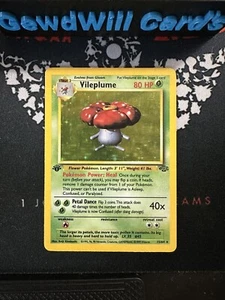 Vileplume 15/64 Holo 1. Edition Dschungel Holo Rare Pokémon TCG Light Play - Bild 1 von 2