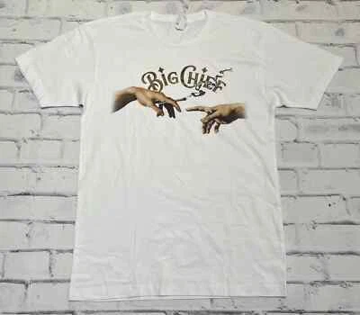 Camisa Big Chief Adulto Mediana Blanca Adam Marihuana Hierba Miguel Ángel Pun Religión Foto 1 de 4