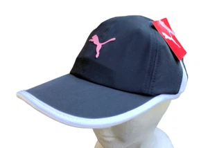 Baseball Hat PUMA Women's Evercat Running Cap Hat Black/White Adj. OSFA New - Picture 1 of 12