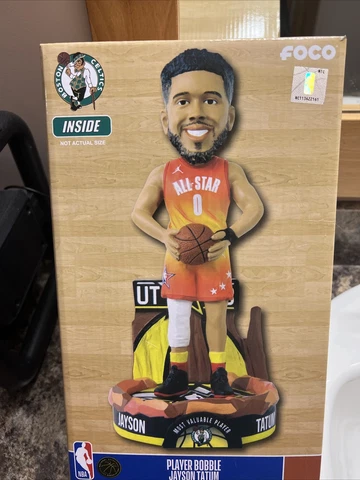 Jayson Tatum Boston Celtics 2023 All-Star MVP Bobblehead  96 Made!   FOCO JT1 Cover