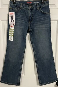 Wrangler Classic Boot Boys 12 Husky Adjust To Fit Waistband Nwt - Picture 1 of 17
