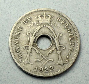 Belgium 5c 5 Centimes 1922 KM# 66 Europe Coin  - Picture 1 of 2