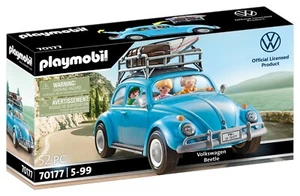 Playmobil 70177 Volkswagen Beetle Original Licensed VW Car Model Blue 52 pcs NIB - Picture 1 of 7
